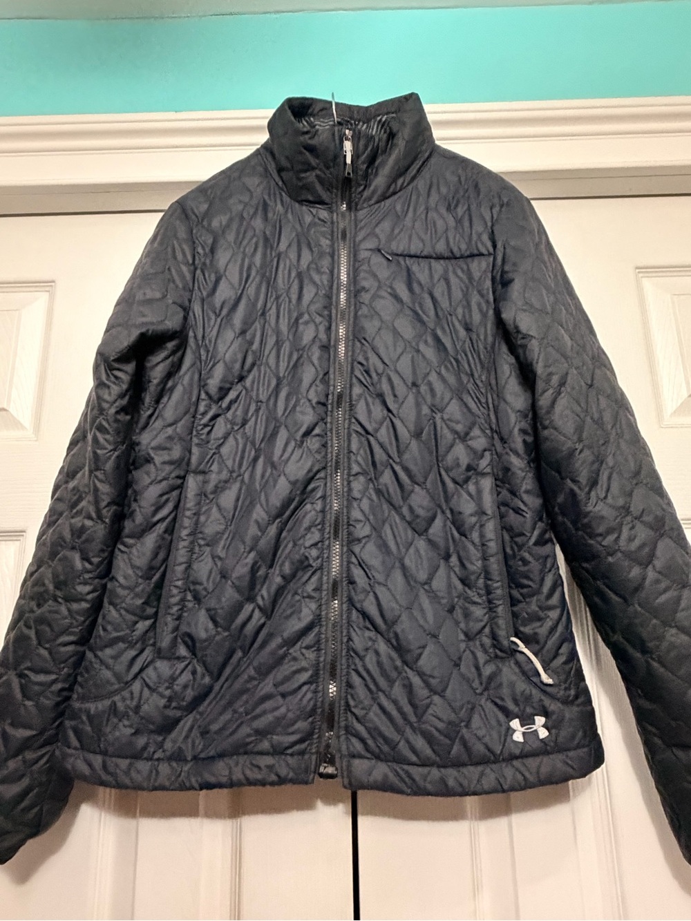 Under Armour Black Quilted Full-Zip Puffer Jacket
